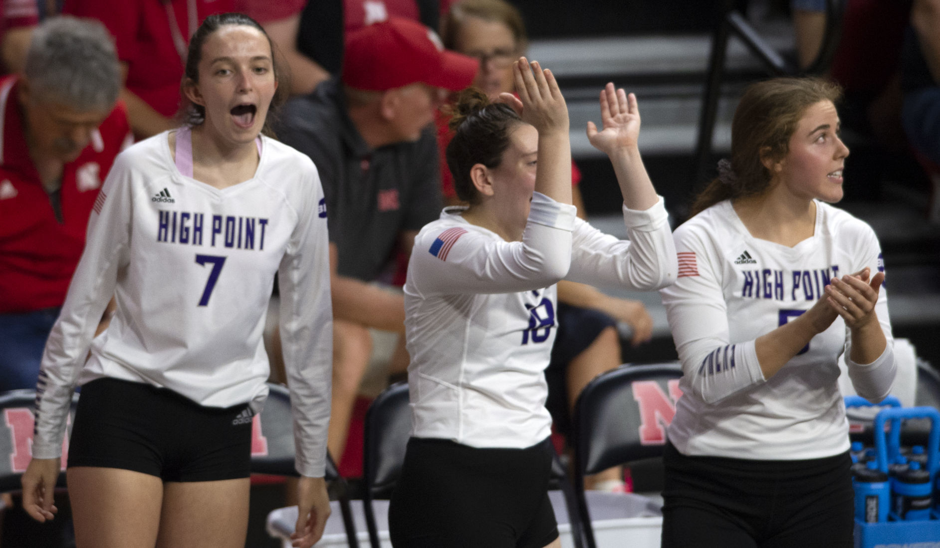 Nebraska volleyball vs. High Point, 9.13